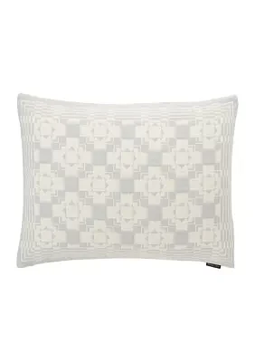 Chief Joseph Slate Cotton Matelasse Pillow Sham