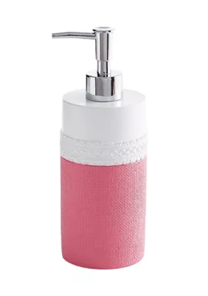 Pink Color Blocked Lotion Pump