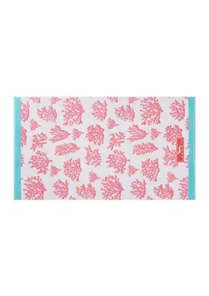Floral Reef Beach/Pool Towel