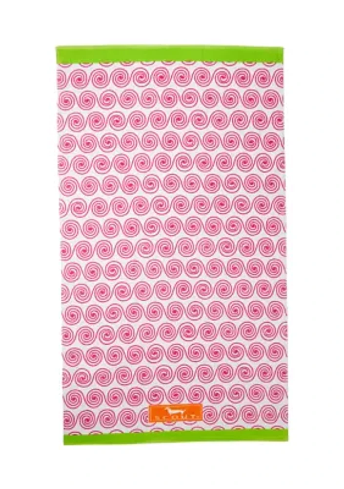 Scroll Beach Towel