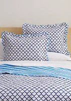 3 Piece Scallop Trim Quilt Set