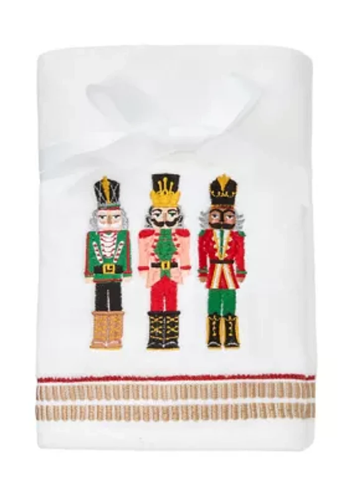 Holiday Nutcracker Hand Towel Set - 2 Pack