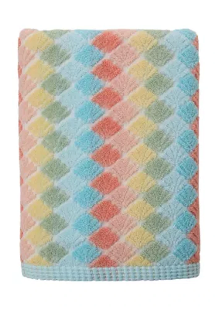 Coastal Shell Splash Washcloth