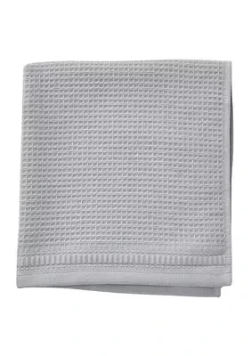 Waffle Knit Gray Hand Towel