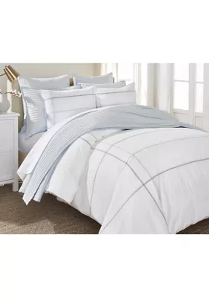 Interlock Plaid Comforter Set