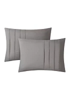 Trion Dark Gray Comforter Set