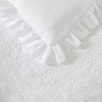 Eyelet Ruffle-2 Piece- Comforter Bedding Set