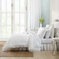 Eyelet Ruffle-2 Piece- Comforter Bedding Set