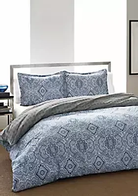 CITY SCENE® Milan Blue Twin Comforter Set
