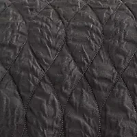 3 Piece Juno Charcoal Quilt Set