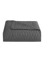 3 Piece Juno Charcoal Quilt Set