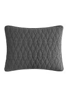 3 Piece Juno Charcoal Quilt Set