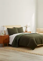 Juno Green Quilt Set