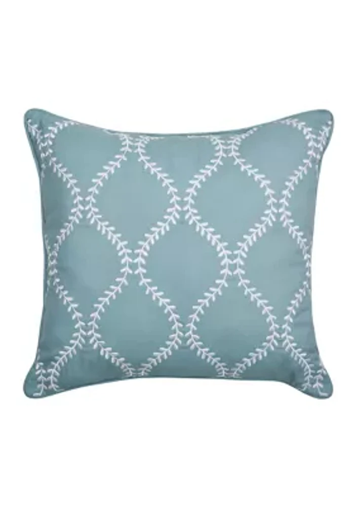 Waterford Living Riley Decorative Pillow in Blue Haze