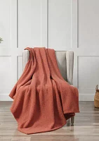 Ruxbin Terracotta Woven Throw Blanket