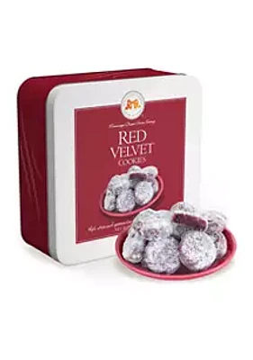 Mississippi Cheese Straw Factory Red Velvet Cookies 10 Ounce Gift Tin