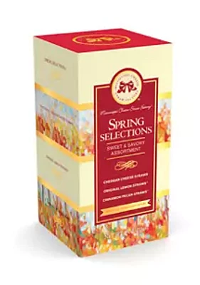 Mississippi Cheese Straw Factory Spring Selections Sweet and Savory Assortment