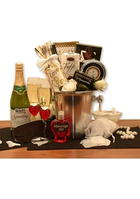 Deluxe Romantic Evening For Two Gift Basket