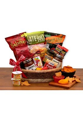 A Little Spice Gourmet Salsa & Chips Gift Basket