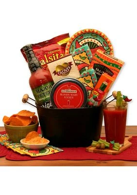 A Bloody Mary Mixer Gift Basket