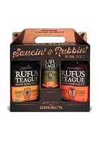 Rufus Teague Saucin' & Rubbin' 3-Pack Gift Tote