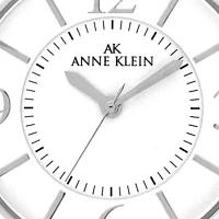 Silver-Tone Round Case Watch