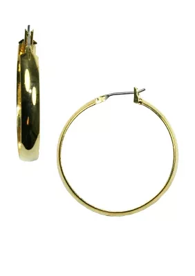 Large Gold Hoop Earring