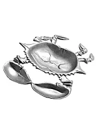 Wilton Armetale Crab Chip and Dip Tray