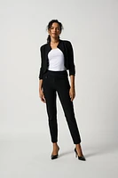 Pull-On Dress Pants with Side Split