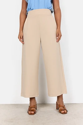 Pull On Wide Leg Cropped Pants