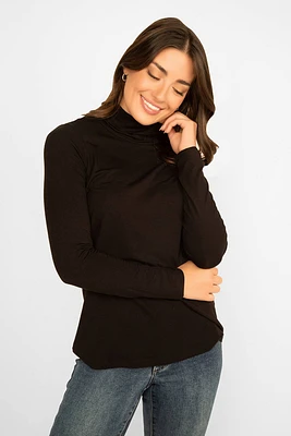 Long Sleeve Turtleneck Top