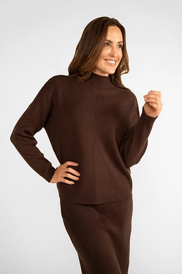 Mellow Long Sleeve Mock Neck Sweater