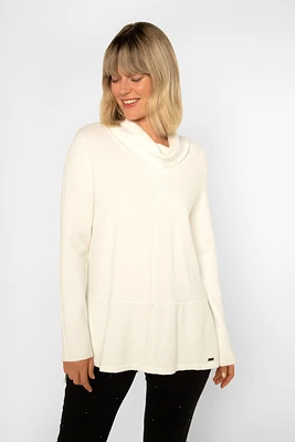 Long Sleeve Cowl Neck Tunic Sweater