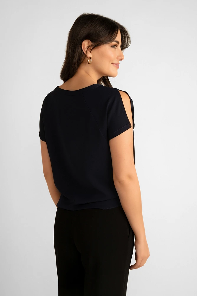 Short Sleeve Top with Side Tie - Core