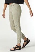 Ivy Slim Cargo Pants Abbey Stone Sateen Twill