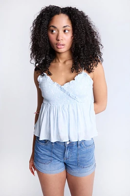 Smocked Babydoll Camisole