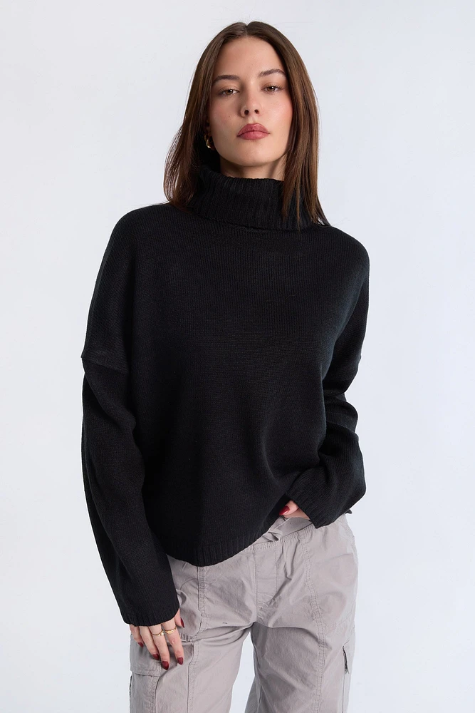 Relaxed Turtleneck Sweater