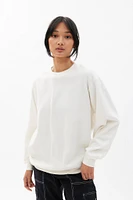 Crew Neck Oversized Pullover Sweatshirt