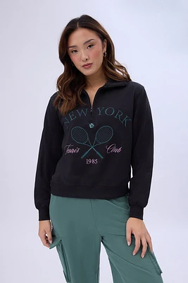 UNPLUG By Bluenotes Half-Zip Sweatshirt