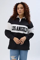 Colour Block Rugby Sweatshirt