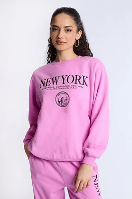 Oversized Crew Neck Sweatshirt