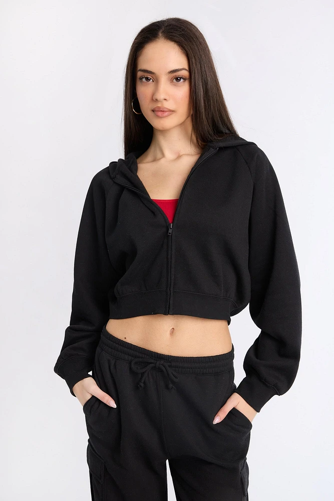 Midi Zip-Up Hoodie