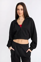 Midi Zip-Up Hoodie