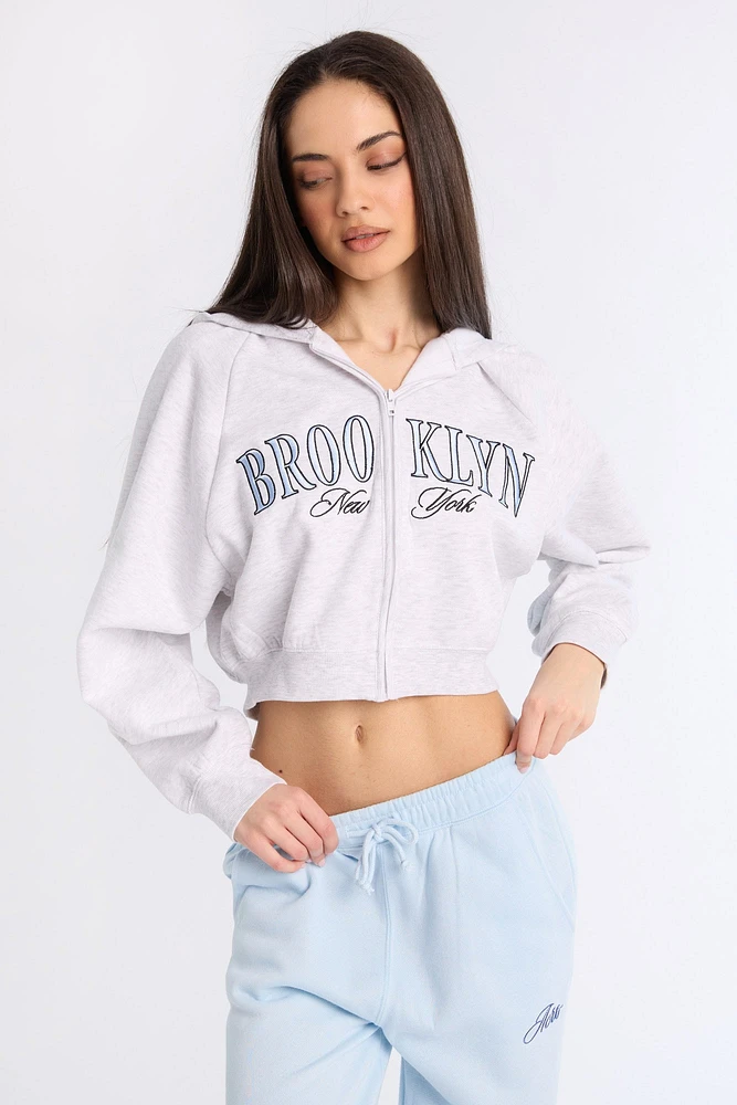 Midi Zip-Up Hoodie