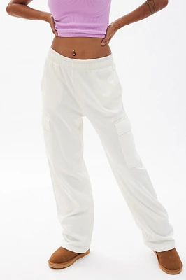 High Rise Wide Leg Cargo Jogger