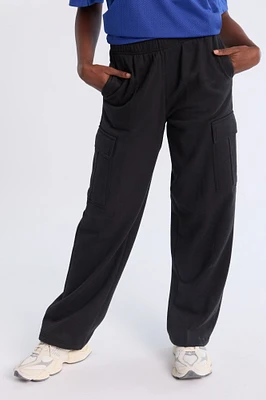 Cargo Wide Leg Sweatpants