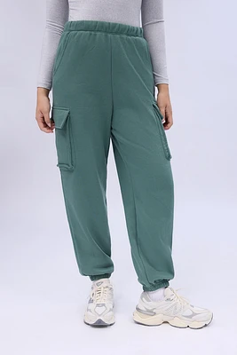 High Rise Baggy Cargo Jogger