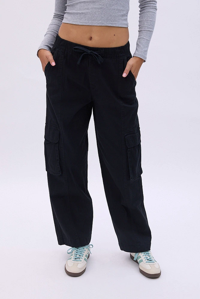 High Rise Baggy Cargo Pants