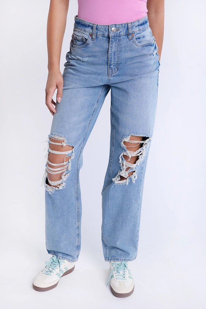 Super High Rise Baggy Jeans