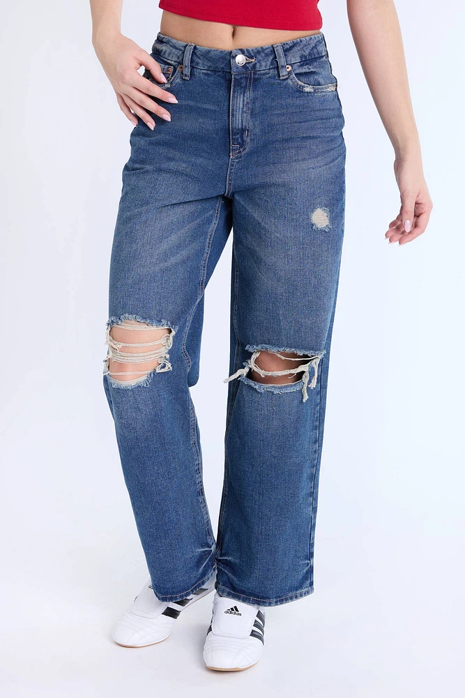 Super High Rise Curvy Baggy Jeans